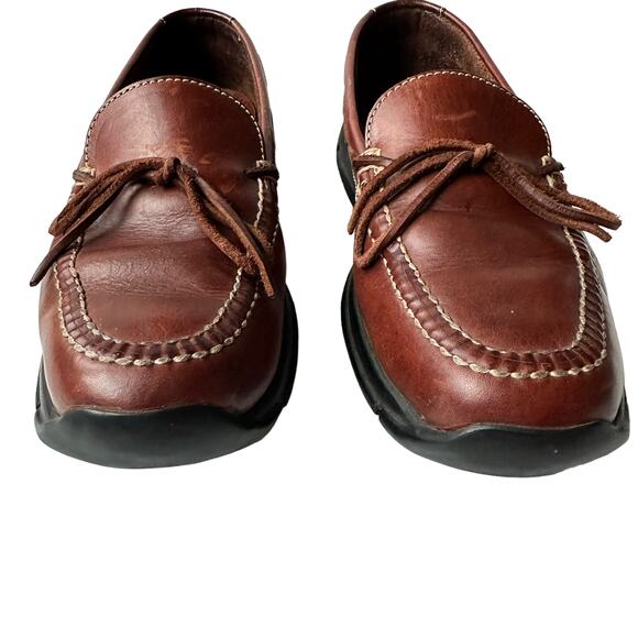 Cole Haan Loafers Brown Leather Driving Shoes Moccasins Slip On Men's Size 9.5M - Picture 8 of 11